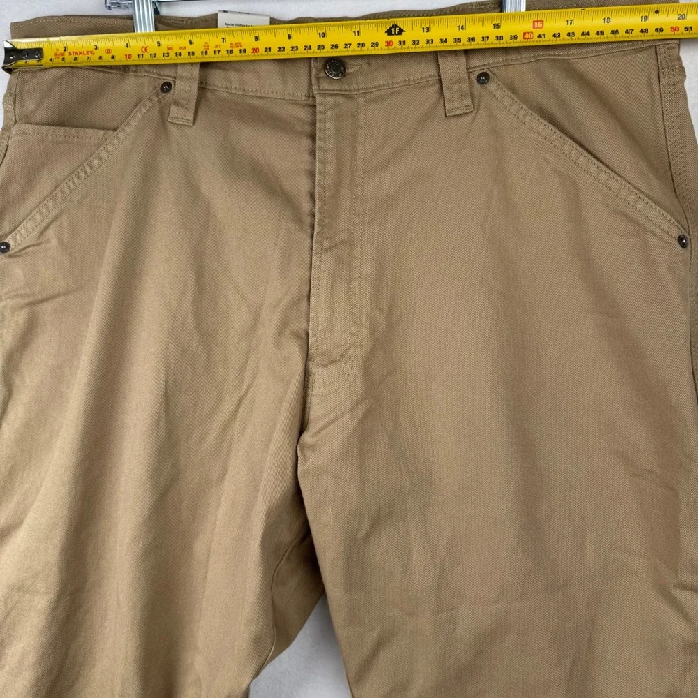 Signature by Levi Strauss Carpenter‎ Pants Mens 40x30 Relaxed Fit Khaki Workwear